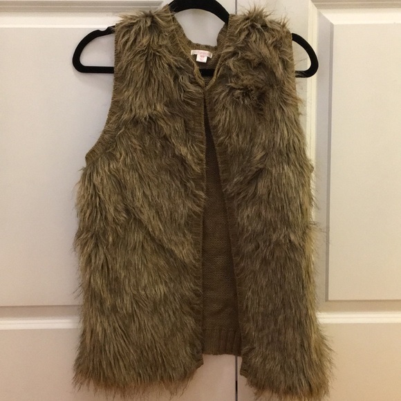 Xhilaration Jackets & Blazers - Faux fur vest Xhilaration Jackets & Blazers - Faux fur vest